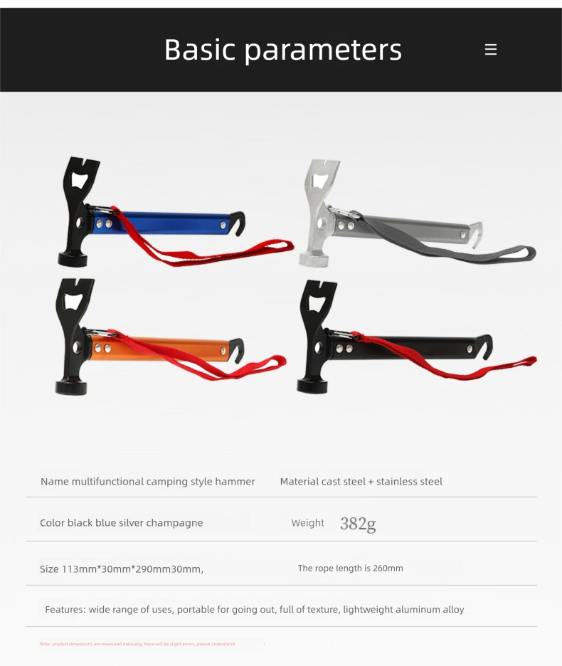 Outdoor Tent Canopy Ground Peg Set Aluminum Alloy Tent Peg Hammer Windproof Rope Camping Fixing Kit Amazon