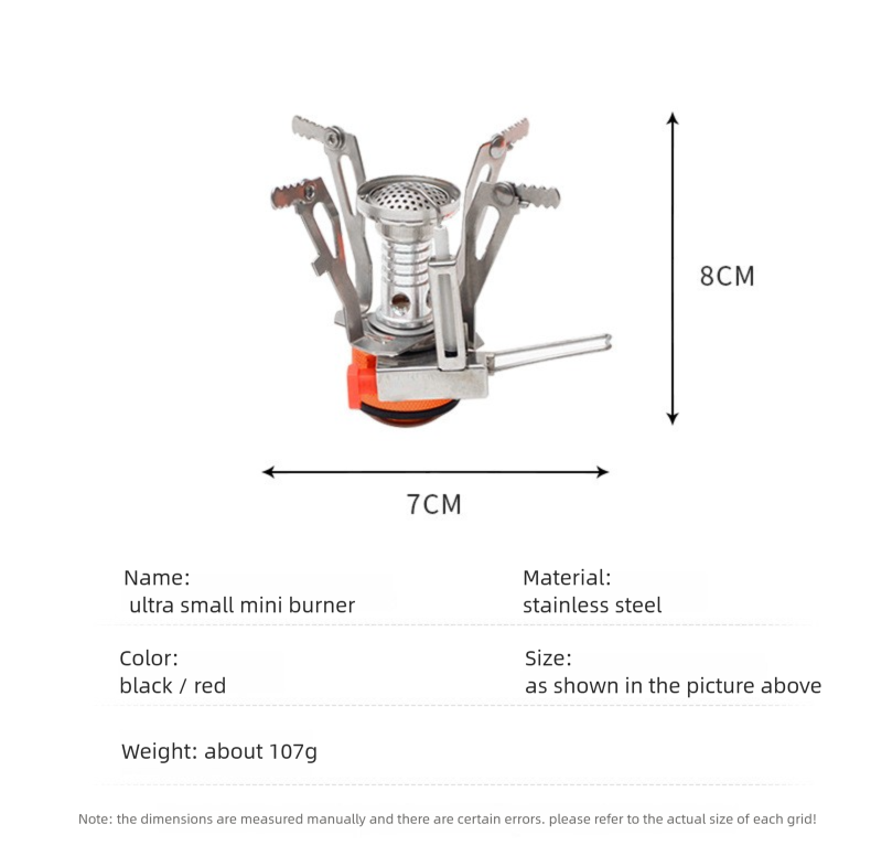 Outdoor Foldable Single 101 Pot Set Non-Stick Pan Portable Camping Picnic Stove Suit Ultra-Light Camping Cookware