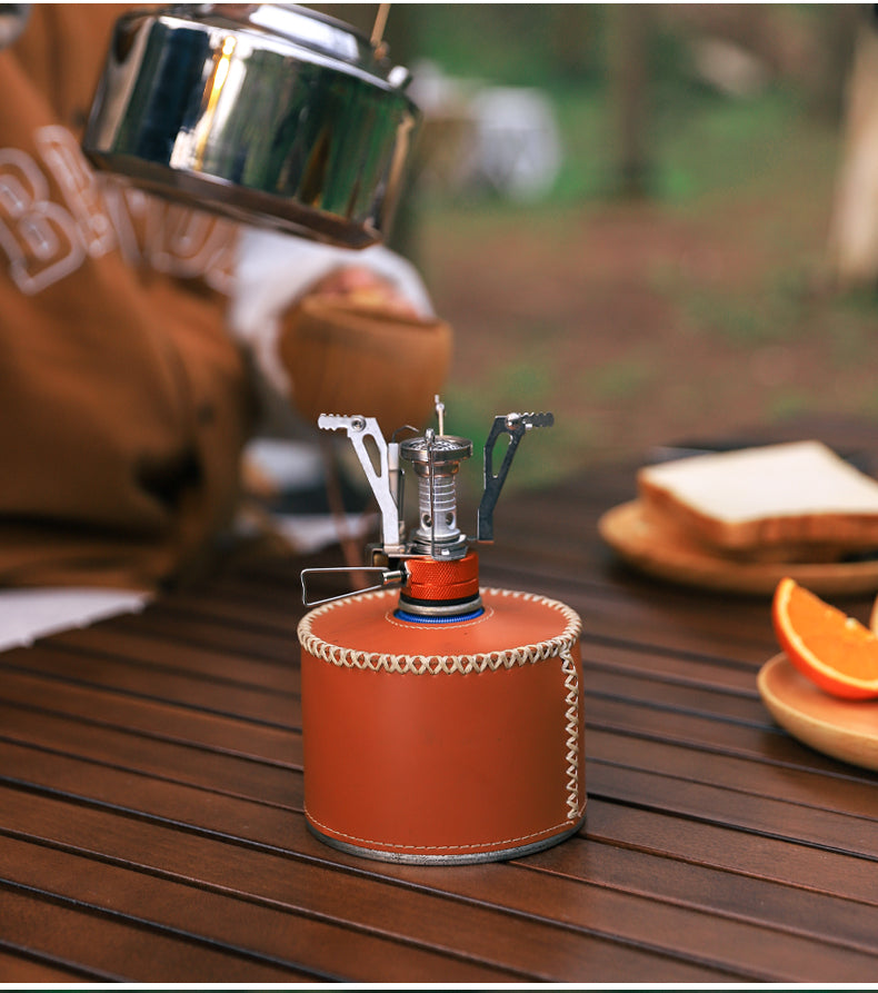 Outdoor Foldable Single 101 Pot Set Non-Stick Pan Portable Camping Picnic Stove Suit Ultra-Light Camping Cookware
