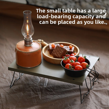 Outdoor Aluminum Alloy Foldable Quick-Open Table Portable Backpack Table Camping Picnic Table Lightweight Integrated Small Table