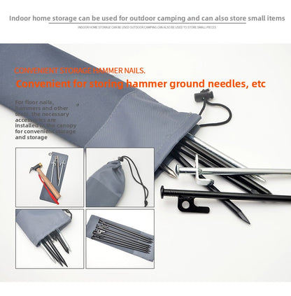Outdoor Tent Canopy Ground Peg Set Aluminum Alloy Tent Peg Hammer Windproof Rope Camping Fixing Kit Amazon