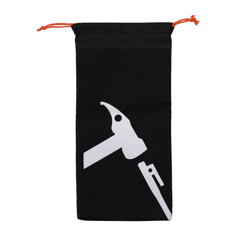 Outdoor Ground Peg Storage Bag Large Capacity Handheld Simple Tool Bag Oxford Cloth Tent Peg Hammer Bag Envelope Style