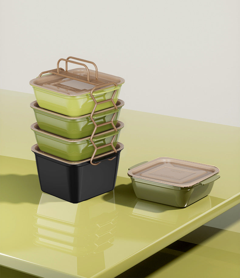 Outdoor Portable Picnic Box Foldable Student Multifunctional Lunch Box Portable Outdoor Food Grade Fresh-Keeping Fruit Box