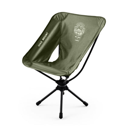 Outdoor 360 ° Rotating Moon Chair Portable Aluminum Alloy Fishing Chair Camping Picnic Folding Leisure Chair Lightweight