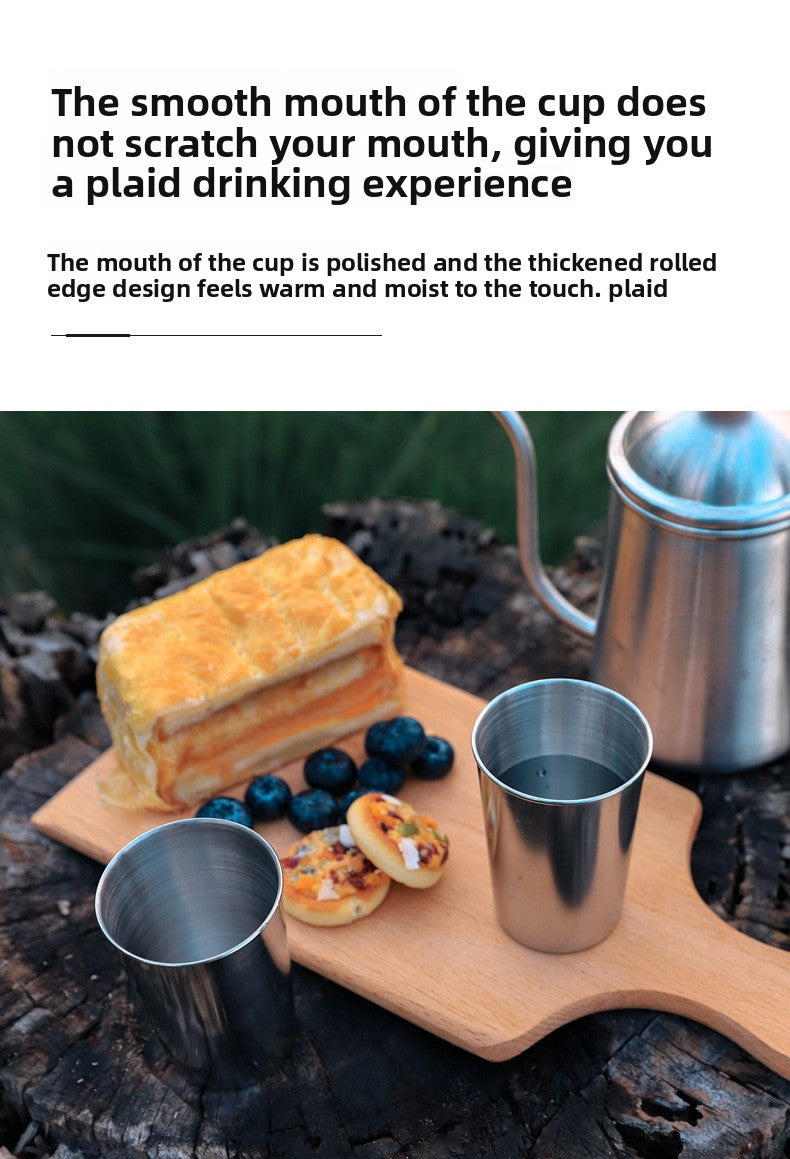 Outdoor Foldable Single 101 Pot Set Non-Stick Pan Portable Camping Picnic Stove Suit Ultra-Light Camping Cookware