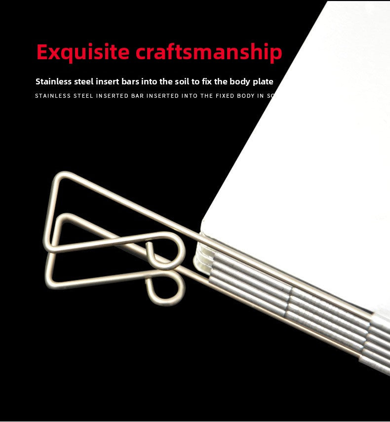 Outdoor Camping Stove Windshield Camping Gas Stove Cassette Stove Windshield Ultra-Light Portable Foldable 10 Pieces