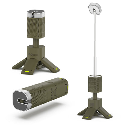 Multifunctional outdoor telescopic camping lantern