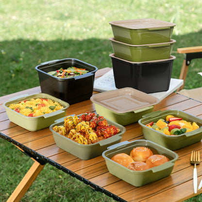 Outdoor Portable Picnic Box Foldable Student Multifunctional Lunch Box Portable Outdoor Food Grade Fresh-Keeping Fruit Box