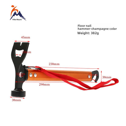Outdoor Tent Canopy Ground Peg Set Aluminum Alloy Tent Peg Hammer Windproof Rope Camping Fixing Kit Amazon